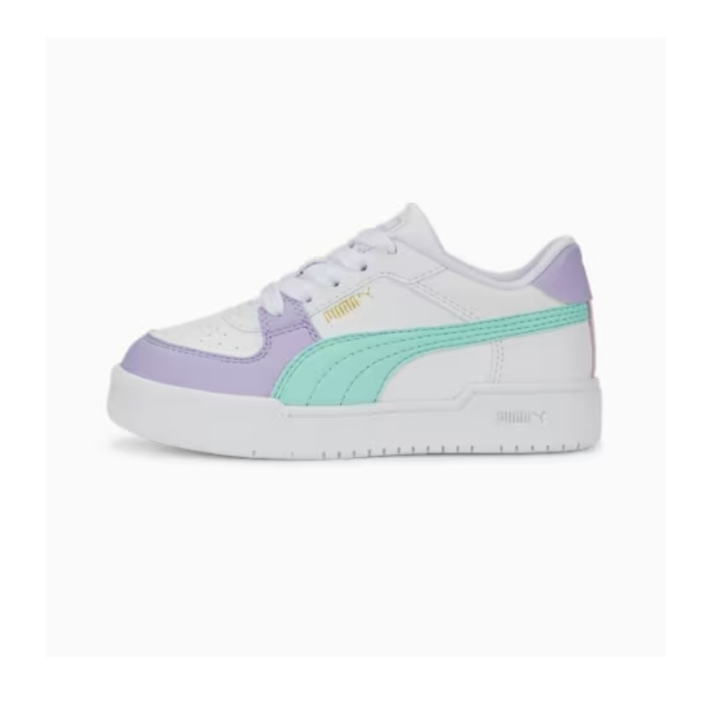 PUMA CA Pro Jr Block - White Vivid Violet Sneakers Size 5.5 - Picture 2 of 12